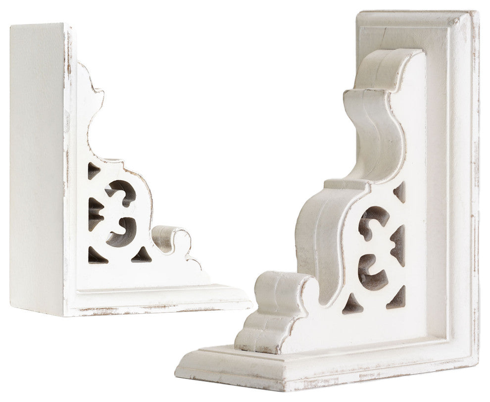 American Art Decor Heavy Duty Wood Bookends for Books/CDs/Vinyls/Magazines