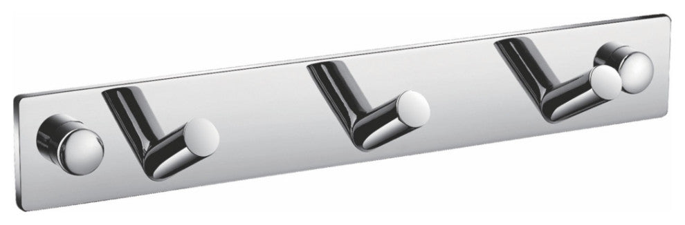 Aqua Chiaro by KubeBath Robe Hook With 3 Hooks