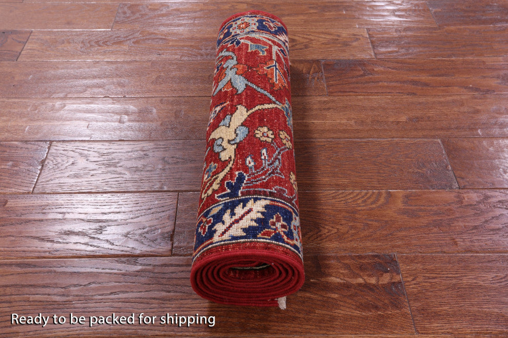 Runner Handmade Persian Fine Serapi Wool Rug 1' 11" X 5' 10" - Q12459