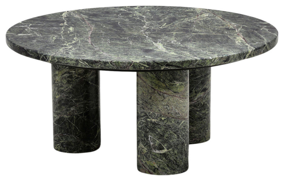 Green Bidasar Marble Coffee Table