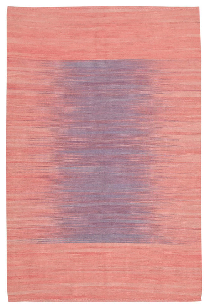 Rug N Carpet - Handmade Turkish 6' 0'' x 9' 3'' Unique Wool Kilim Rug