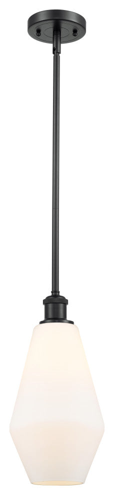 Innovations 516-1S-BK-G651-7 1-Light Mini Pendant, Matte Black