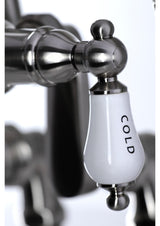 CC6017T8 Clawfoot Tub Faucet With Hand Shower, Brushed Nickel