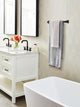 Amerock Revitalize Traditional Towel Bar, Matte Black, 18" Center-to-Center