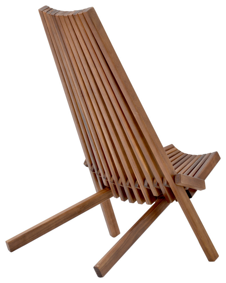 TATEUS stylish Folding wood chair indoor or outdoor