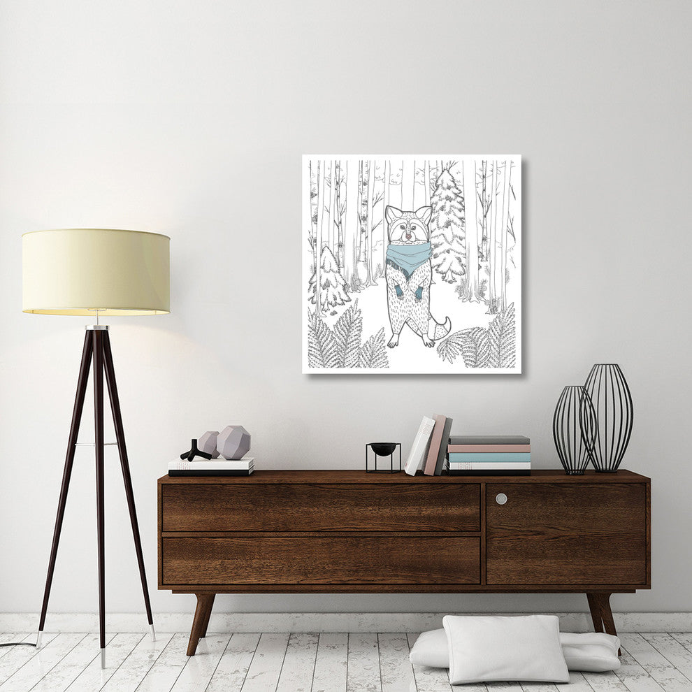 "Color the Forest Color II" Digital Paper Print by Elyse DeNeige, 38"x38"
