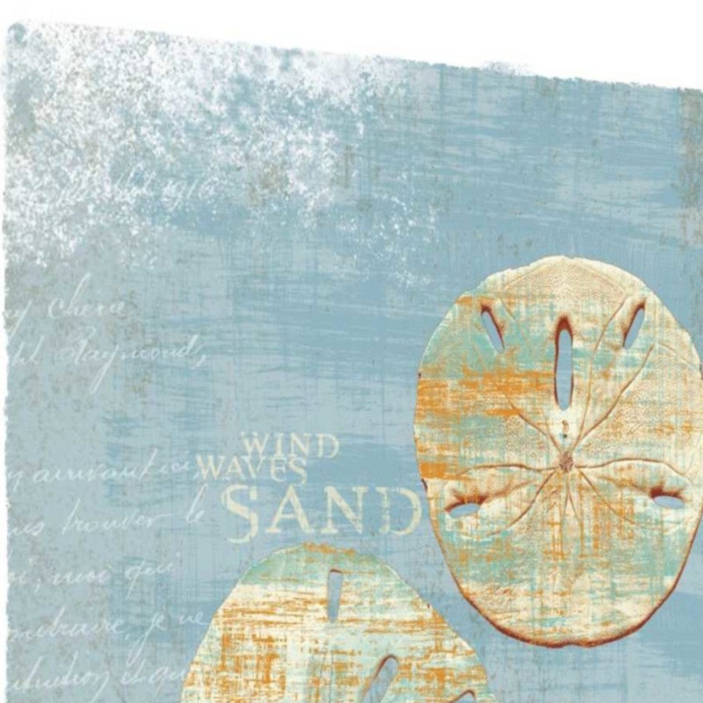 19" Nautical Motif With Wordings Giclee Wrap Canvas Wall Art