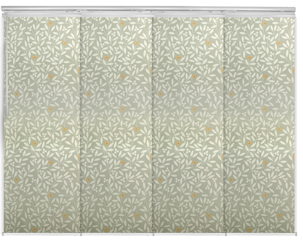 Myrtle 4-Panel Track Extendable Vertical Blinds 48-88"W