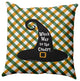 Witch Way to the Candy Accent Pillow, Golden Mustard, 26"x26"