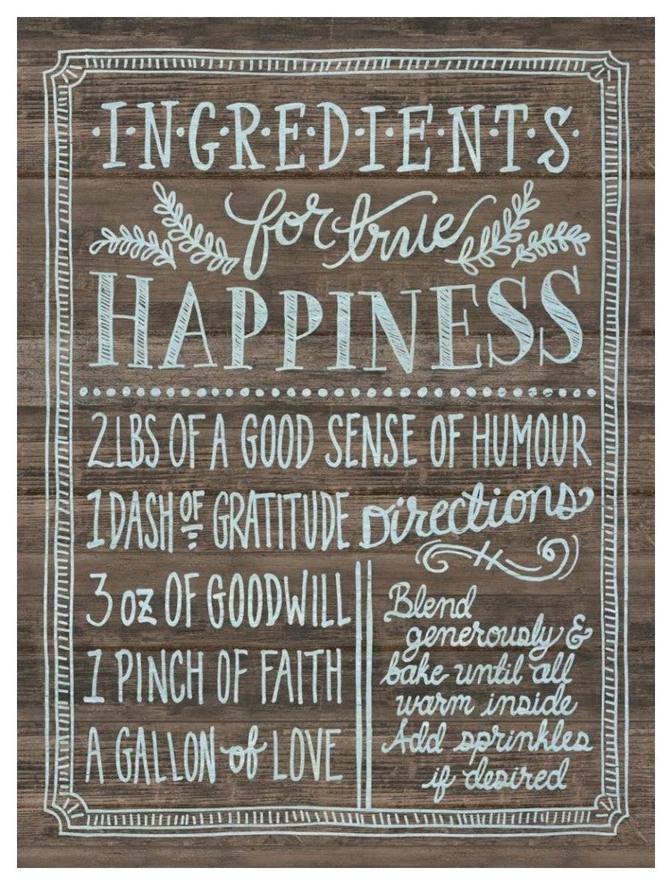 "Ingredients For Life II" Digital Paper Print by Mary Urban, 38"x50"