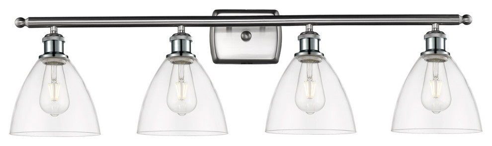Innovations 516-4W-SN-GBD-752 4 Light Bath Vanity Light, Brushed Satin Nickel