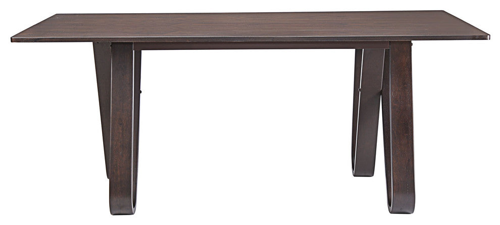 Modern Urban Contemporary Dining Table, Walnut Wood