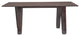 Modern Urban Contemporary Dining Table, Walnut Wood