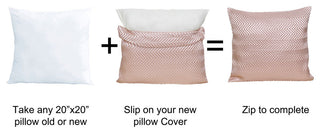 Chevron Jacquard Valance and Pillow Shell Sets , Rose, 20" X 20" / 56" X 19"