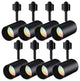 8 Pack 5CCT LED Track Light Heads, H Type Spotlight Fixtures