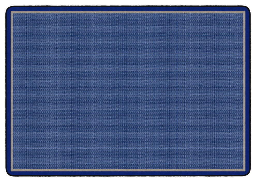Flagship Carpets FE154-32A 5'10"x8' 4" All Over Weave Blue Rug