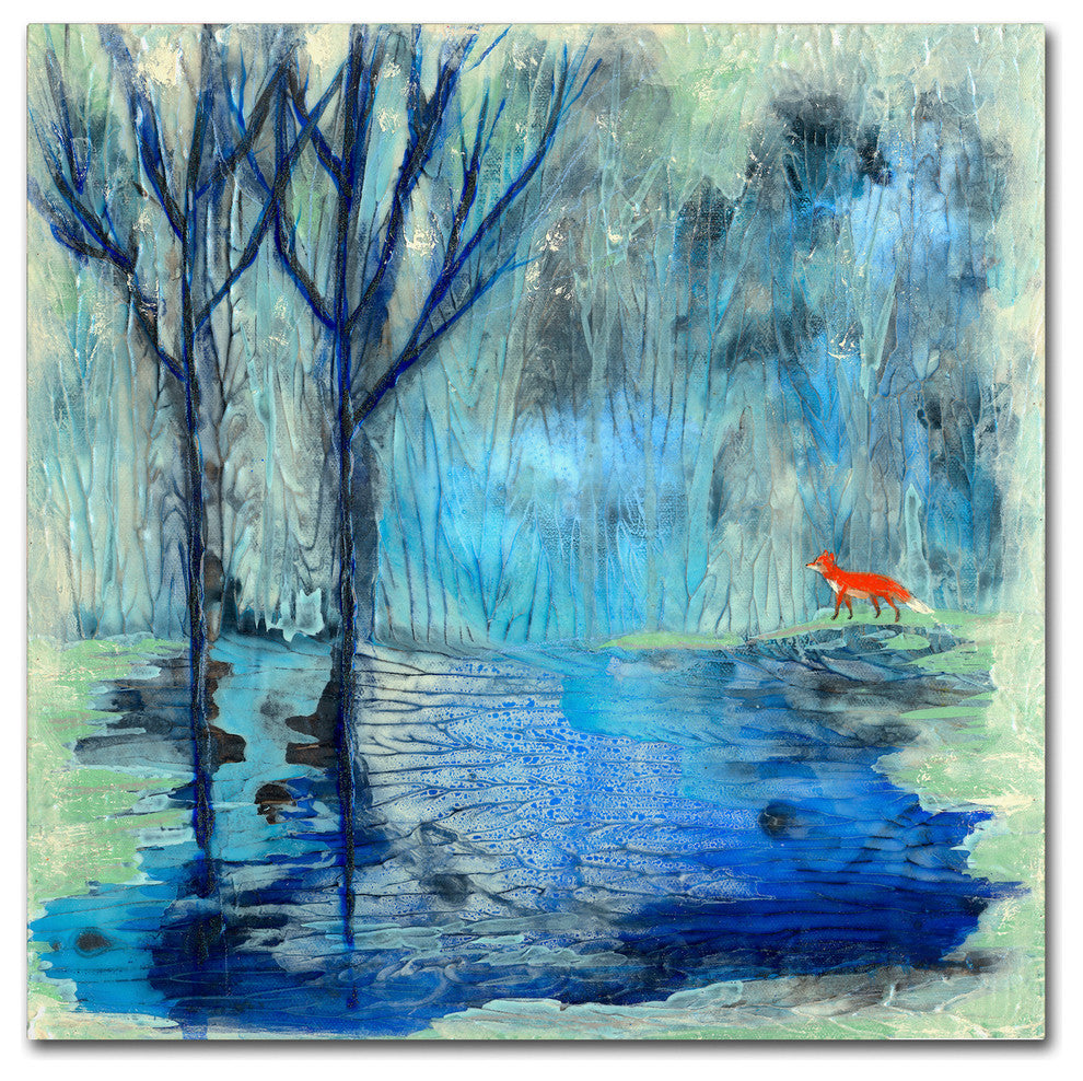 Wyanne 'Tranquil Travels' Canvas Art, 18"x18"