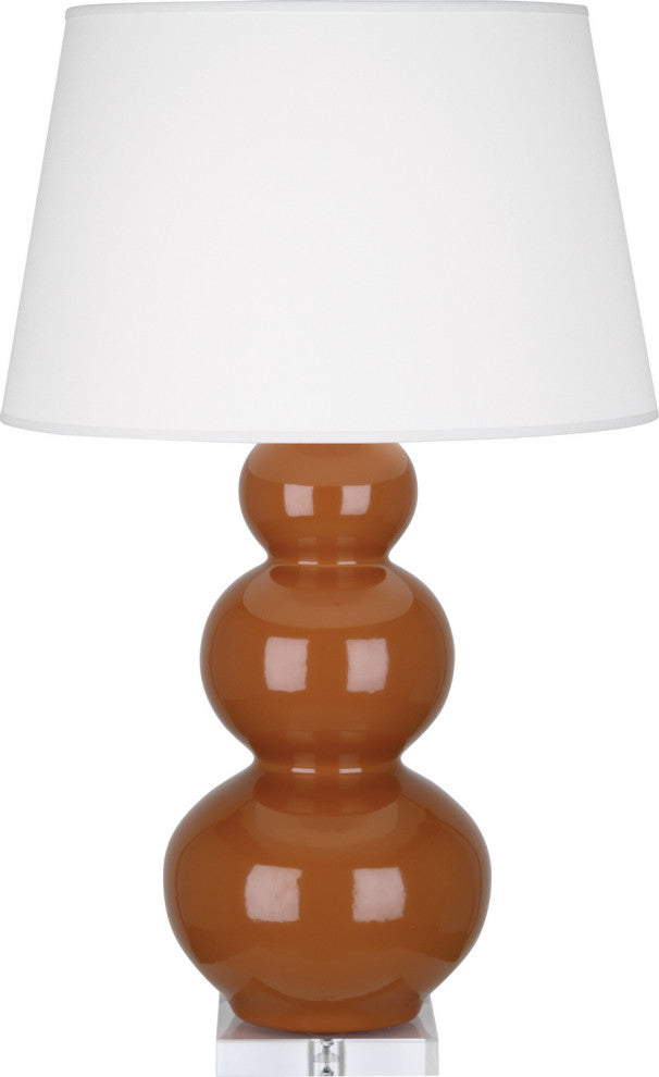 Robert Abbey RA-A365X 1-Light Table Lamp, Triple Gourd