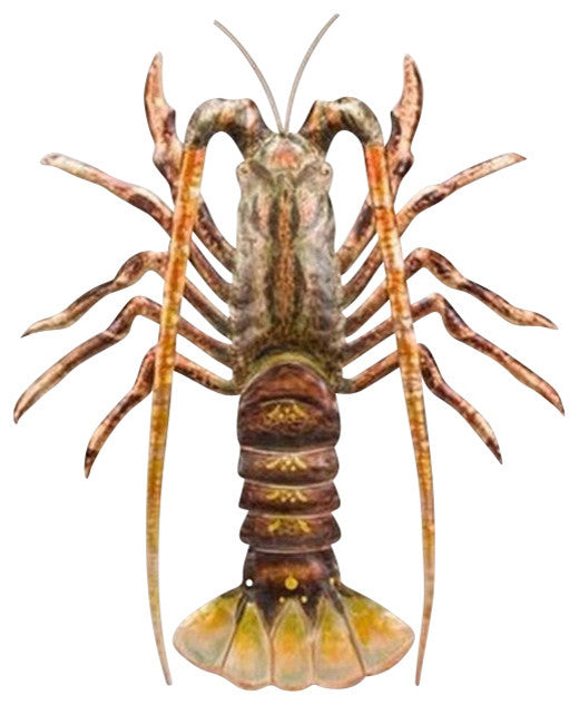Metal Lobster Sculpture