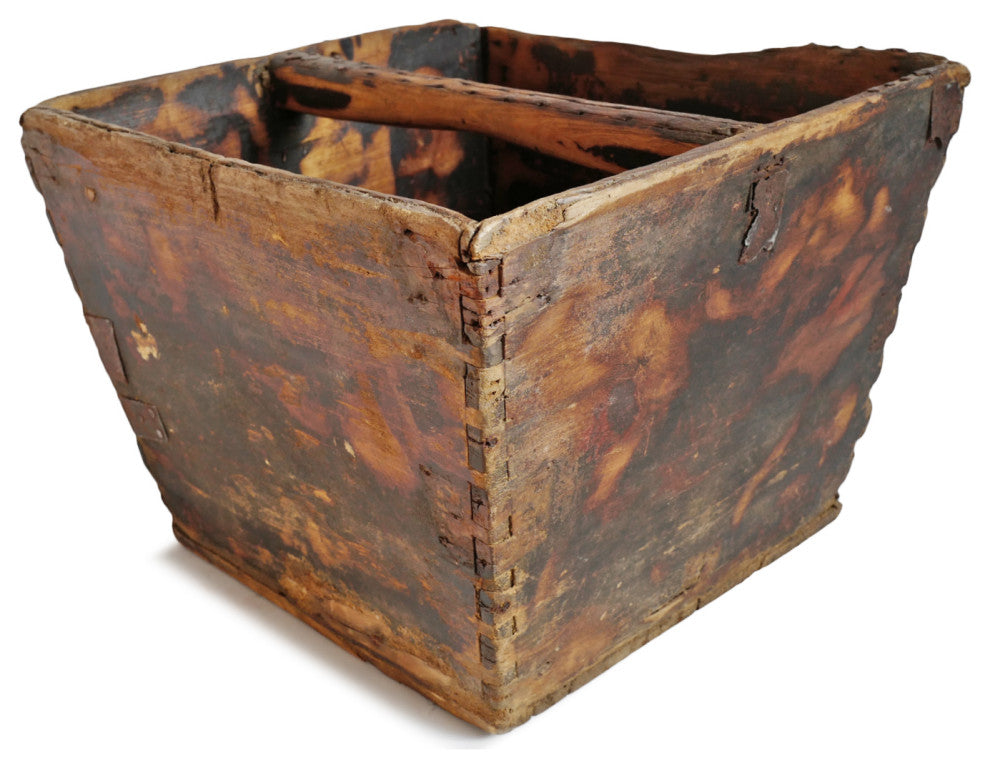 Consigned Vintage Chinese Rice Bucket 3