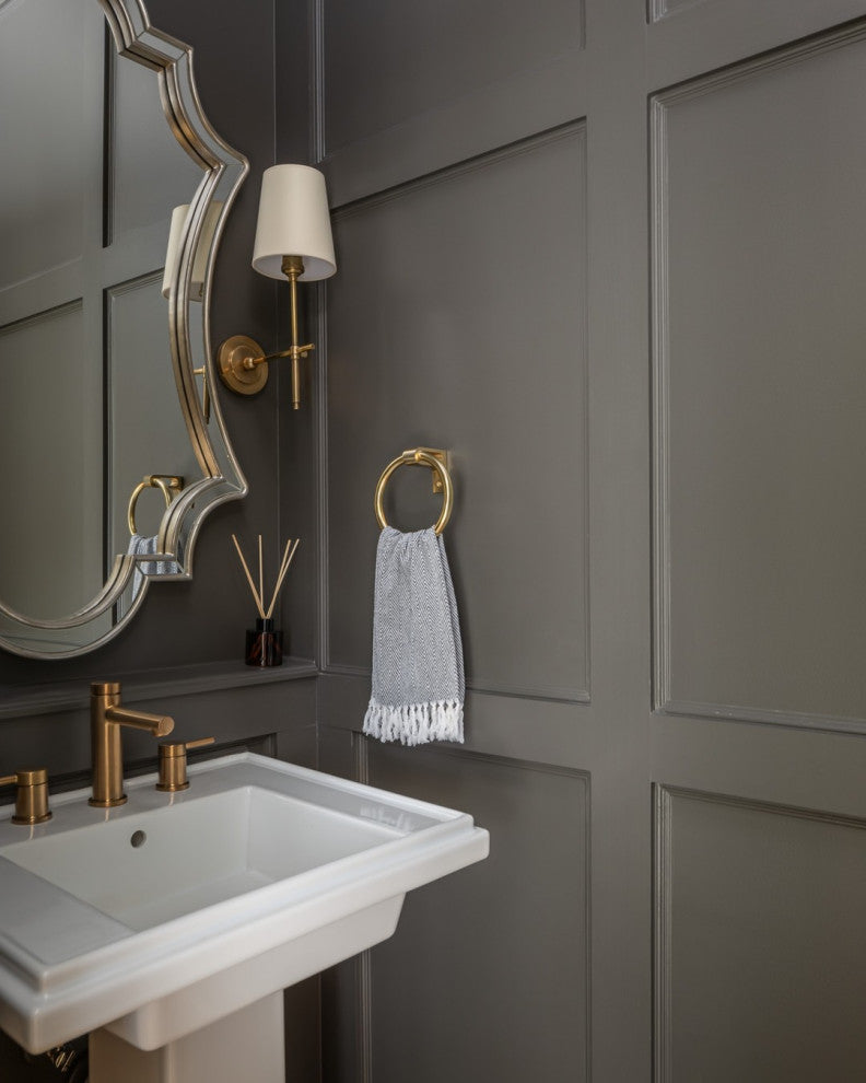 Curved Shaped Venetian Wall Mirror