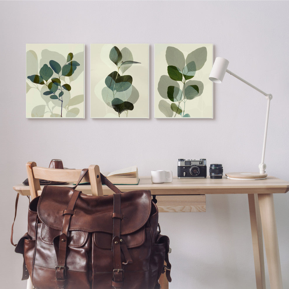 Modern Forest Plant Photography Overlapping Foliage Shadows,13 x 19