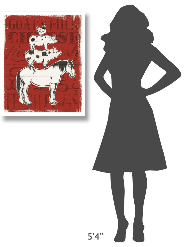 "Farmers Market V" Digital Paper Print by Janelle Penner, 24"x30"