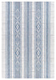 Surya Eagean EAG-2351 6'7" Square Rug, Bright Blue/Navy/Pale Blue/White