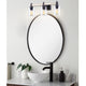 Kira Home Theo 25" Farmhouse Bathroom Light, Cylinder Glass Shades, White Ash