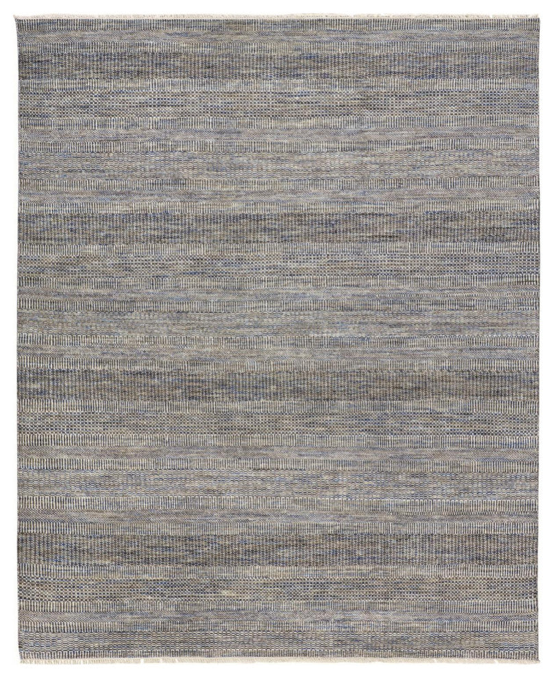 Weave & Wander Caldecott Blue 2'x3' Hand Knotted Area Rug