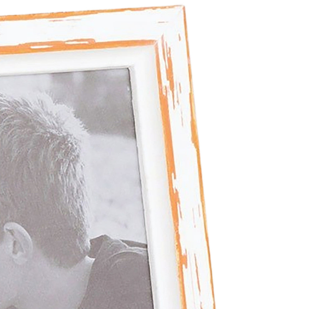 8" x 10" Distressed Melon Narrow Width Table Top Frame