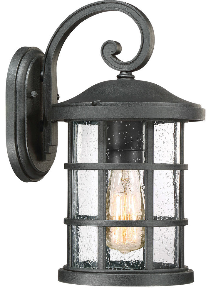 Quoizel CSE8408EK One Light Outdoor Wall Lantern Crusade Earth Black