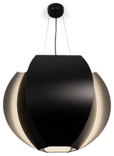 Veris 34 Pendant, Brushed Rose Gold, 2700k Led