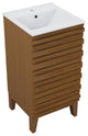 Cascade 18" Bathroom Vanity, Walnut
