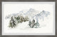 "I Like the Winter Silence" Framed Painting Print, 30x20