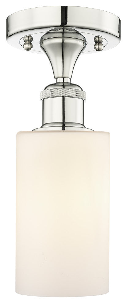 Innovations Clymer 1 3.875" Semi-Flush Mount Polished Nickel