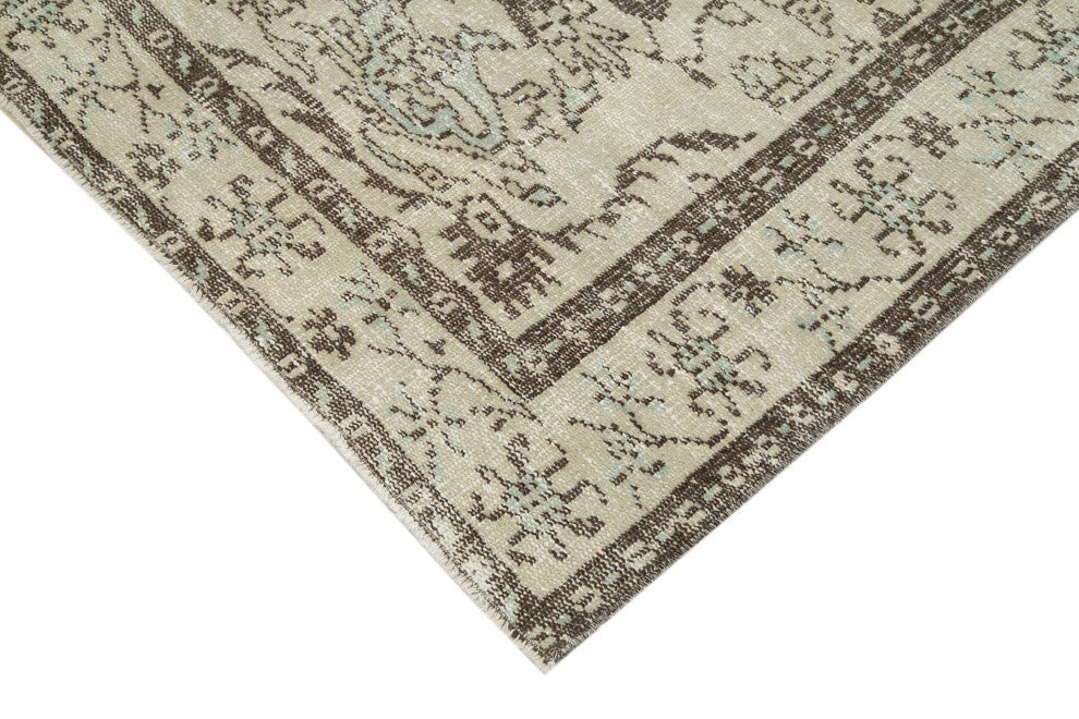 Rug N Carpet - Hand-knotted Turkish 5' 7" x 9' 1" Vintage Area Rug