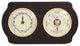 Tide Clock and Barometer With Thermometer on Ash Wood