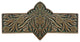 Dianthus Pull Antique Brass, Antique Brass and Sage