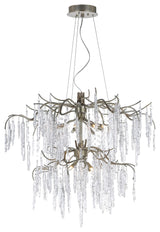 Maxim Lighting Willow 12-Light Chandelier in Silver Gold - 26288ICSG