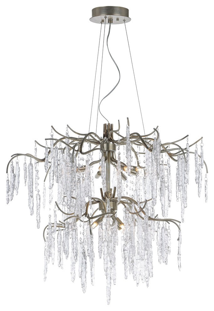 Maxim Lighting Willow 12-Light Chandelier in Silver Gold - 26288ICSG