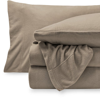 Polar Fleece Sheet Set, Taupe, King