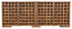 Noir Furniture Desdemona Sideboard With 2 Drawer, Bleached Elm GCON418