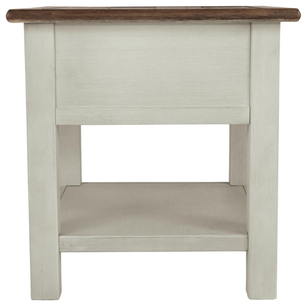 Bolanburg Casual Two-Tone Rectangular End Table