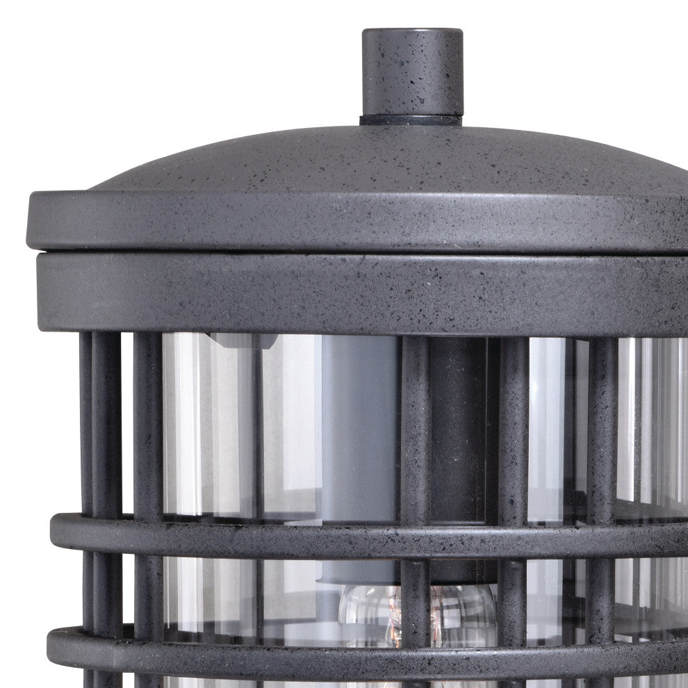 Wrightwood 6" Outdoor Wall Light Vintage Black