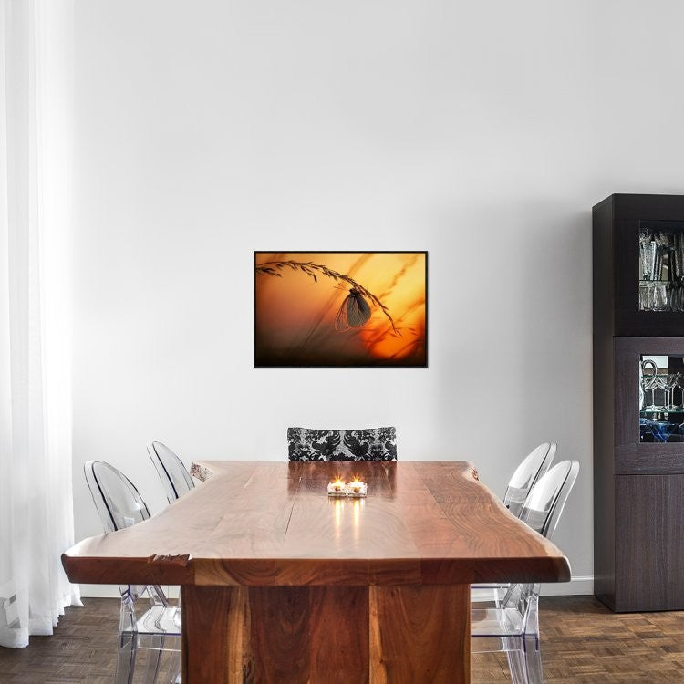 "Good Night" Framed Canvas Giclee by Francois Casanova, 31x21"