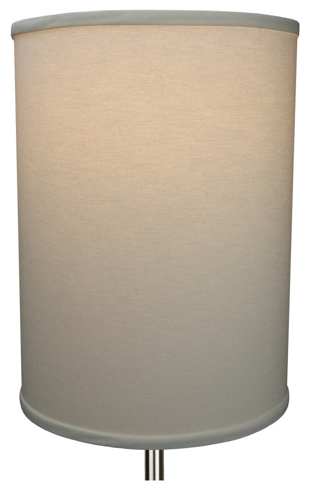 Fenchel Shades 11"x11"x15" Spider Attachment Drum Lamp Shade, Linen Cream