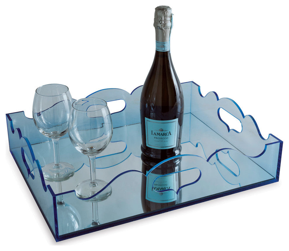 Queen Anne Blue Tray