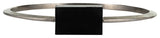 Metal, 17", Standing Ring, Base, Nickel/Black