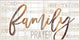 Family Reminder Wall Plaque